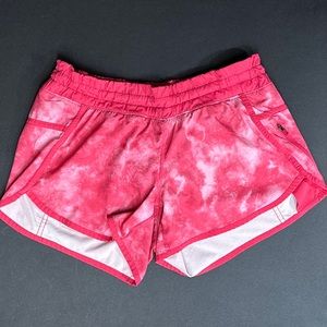 ⭐️Lululemon Tracker Shorts in Tidal Trip Boom Juice/Neon Pink [2003]